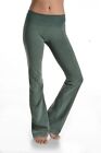 T-PARTY MINERAL WASH YOGA PANTS OLIVE