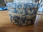 Roseville Pottery small crock blue sponge - excellent condition