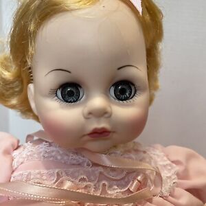 Mary Mine #5228 Madame Alexander 18” Baby Doll Pussy Cat VTG 70s Blonde MINT Box