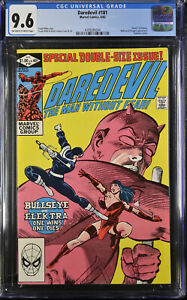 Daredevil 181  CGC  9.6  NM+ Frank Miller  Key Marvel Comics 1982  Death Elektra