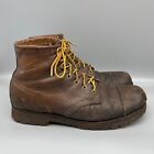LL Bean Boots Mens 9 Brown Leather Katahdin Toe Cap 6