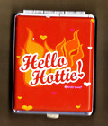 Guitar Pick Case-Sassy Slang-Hello Hottie!-Empty-Snap Closure-Hinged Box-New