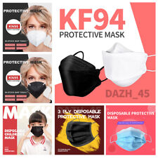KN95 KF94 Face Mask Adult Respirator 3 Ply Disposable KIDS Children Mouth Cover