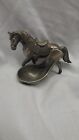 Vintage Metal Tobacco Pipe Holder Stand Rest - Horse Made In Japan