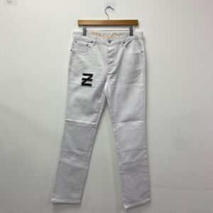 NWT Casablanca White Casual Jeans Trousers Size W32 Menswear RMF04-ER