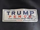 President Donald J. Trump signed MAGA Bumper Sticker  2016 Presidential Campaign