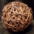 Decor Natural Brown Twig Wicker Sphere Orb Decorative Ball 8 Diameter