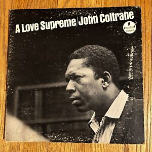 JOHN COLTRANE - A Love Supreme  LP  Impulse early 1970s pressing Stereo A-77