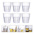6 Pcs Unbreakable Spirits Cups Cocktail Wine Glass Whiskey Glasses Shot 35ML
