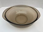 Pyrex #024 2L Amber Brown Glass Round Bowl Casserole Dish (No Lid) With Handles