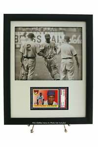 Sports Card Frame for a PSA Graded Horizontal Card with an 8 x 10 Horizontal Pho