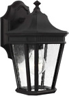 OL5420BK Cotswold Lane Outdoor Patio Lighting Wall Lantern, Black, 1-Light (7