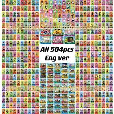 Animal Crossing NFC Cards All 504pcs Mini Cards US Version Switch/Switch Lite