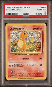 PSA 10 GEM MINT Charmander 001/034 CLC Classic Box Holo Rare Pokémon TCG 2023