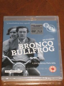 BRONCO BULLFROG (1969) (REGION B Blu-Ray/DVD) BFI FLIPSIDE - BRAND NEW!!!