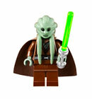 sw0422 Lego Star Wars 9526 - Kit Fisto Minifigure with Cape & Lightsaber - New
