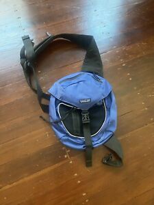 VINTAGE PATAGONIA ORBITER SLING BACKPACK blue Perfect Condition
