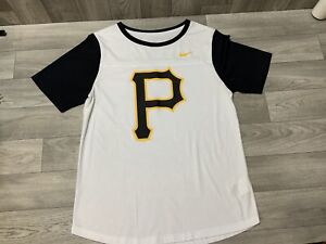 New ListingNike Pittsburgh Pirates Baseball T-shirt MLB Women’s Size Large, Mesh Sleeves