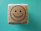Smiley Face, Small STAMP CABANA Rubber Stamp