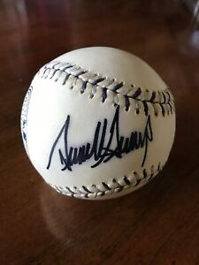 Donald Trump Autographed Baseball PSA/DNA 2008 All Star Game New York