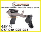 Glock 17 19 26 34  Flat Trigger Assembly w/Glock Dot Connector(Fully Adjustable)