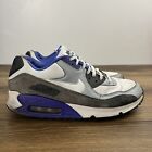 Nike Air Max 90 Essential Men's Size 8 Gray Violet White 537384-122