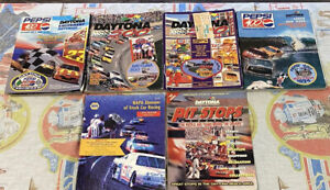 Daytona 500 Vintage 90s Magazines Napa Almanac & Tickets & Sam Knechel Autograph
