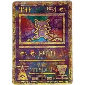 NEW Pokemon Ancient Mew Promos Metal Card - TCG Pokémon Cards Gift for Kids