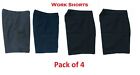 Used Uniform Work Shorts Cintas, Redkap, Unifirst, G&K - 4 Pack - Free Shipping