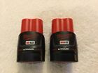 New Listing2 New Genuine Milwaukee 48-11-2420 Batteries 12 Volt 2.0Ah M12 Red Lithium Ion