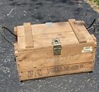 Vintage US Hand Grenade Frag Delay M67 Ammo Wood Shipping Box Crate April 1973