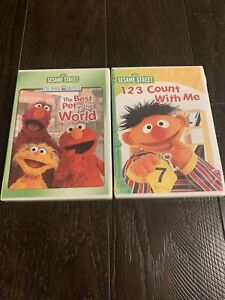 Sesame Street: 123 Count with Me the best pet in the world DVD Kids Dvd