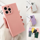 Shockproof Silicone Soft Lightweight Square Phone Case For iPhone 15 14 13 12 11