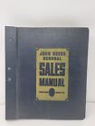 John Deere General Sales Manual 1940s Vintage NICE A/B/G/MC/R Tractors