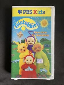 Teletubbies Here Come The Teletubbies VHS Video Tape PBS Kids FREE SHIPPING