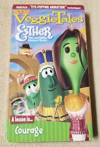 Veggie Tales ESTHER THE GIRL WHO BECAME QUEEN Vhs Video Tape Christian Big Idea