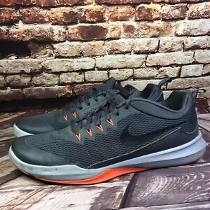 Nike Legend Trainer Mens Size 12 Shoes Gray Orange Trainers Sneakers Athletic