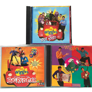 The Wiggles CDs Bulk Lot x3 Original Cast Merchandise Vintage 90s 00s Red Car