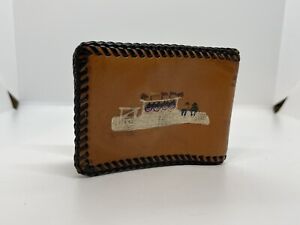 Men's Western Wallet Genuine Leather Hand Crafted Bifold Cowboy Rodeo Wallet