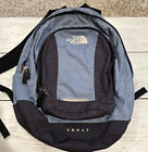 The North Face Bookbag Backpack Vault Blue & Gray Backpack Daypack Pre-owned