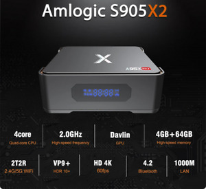 AMLOGIC S905X2 A95X MAX With HDD/SSD 1TB Storage VP9+ 4k android smart tv box 2G