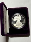 1986 Proof American Silver Eagle with Box and COA