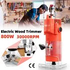 800W 30000RPM 1/4'' Electric Hand Trimmer Wood Laminate Palm Router Joiner Tool