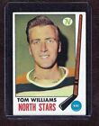 1969/70 Topps Hockey Card #128 Tom Williams, Minnesota North Stars, VG-EX!