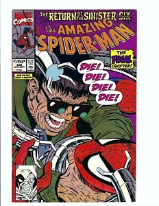 Amazing Spider-Man 339, VF 8.0, Marvel 1990, Erik Larsen, Sinister Six🕷️🐙🔨