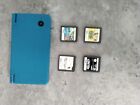 Nintendo Dsi Blue Lot With Games, and case, no stylus, good condition, tested