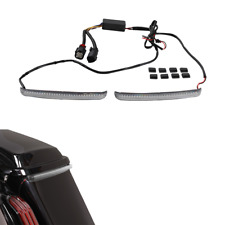 LED Saddlebag Run Brake Turn Red Lights Fit For Harley Street Road Glide 2014-23