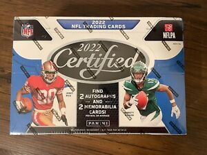 2022 Panini Certified Football 1st Off the Line FOTL Hobby Box Sealed Purdy?
