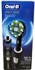New Oral-B Pro 1000 Rechargeable Electric Sensor Toothbrush Black