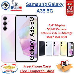 Samsung  A35 5G - 128GB+6GB & 256GB+8GB (GSM Unlocked) Dual Sim 6.6